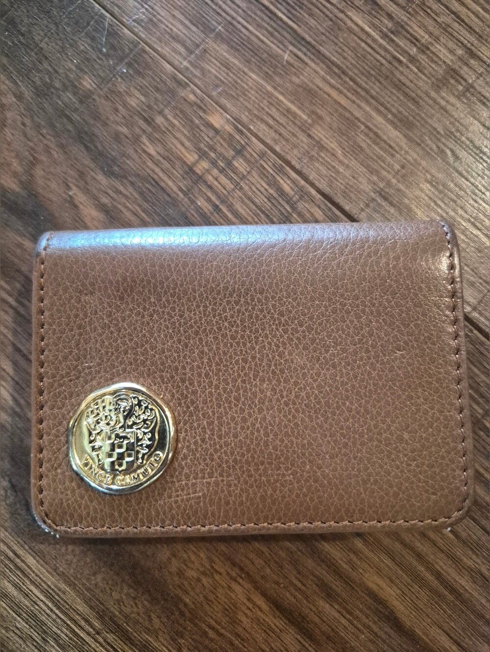 Vince Camuto Leather Small Credit Card / Coin Wallet